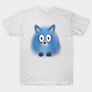 A Cute Pomeranian puppy dog cartoon illustration T-Shirt